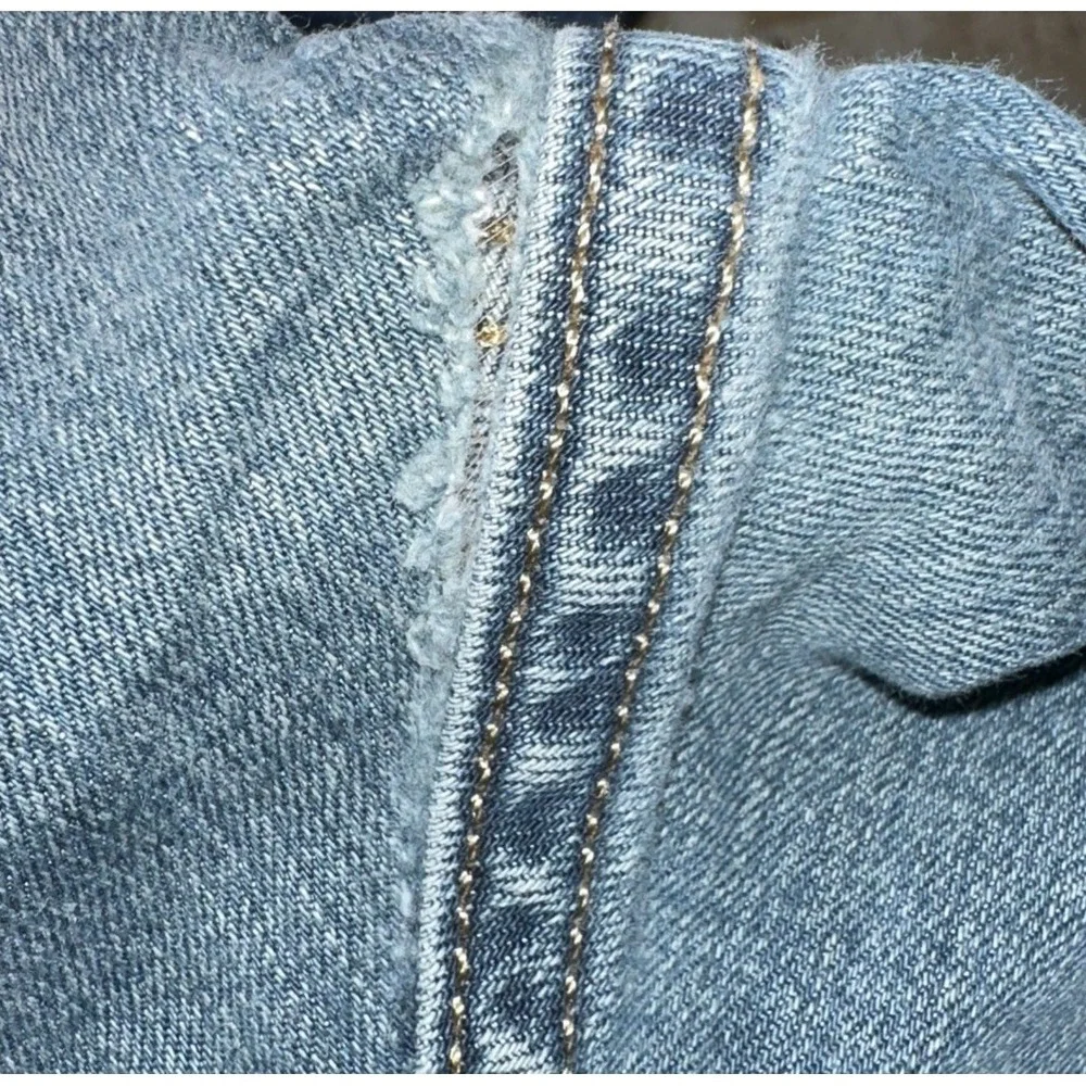 Levi's 559 Relaxed Straight Jeans Mens 34x30 Blue Fade Distressed Actual 34X28‎